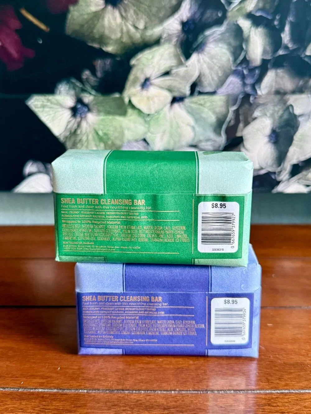 NEW 2-Pc Eucalyptus + Spearmint & Lavender & Vanilla Cleansing Bars BBW